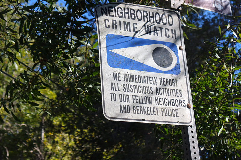 crime watch sign