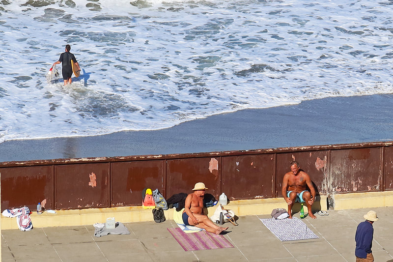 china beach sunbathers, SF